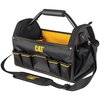 Cat Tote, 17 Inch Pro Tool Tote, Black/Yellow, Polyester 240046